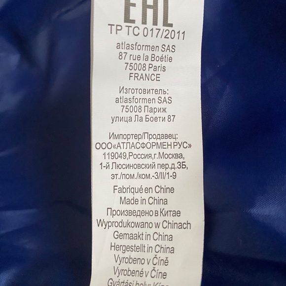 Women’s blue sleeveless padded vest Atlas for women - Picture 6 of 7